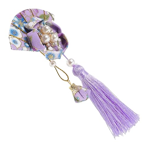 minkissy Haarklammer Im Japanischen Stil Mit Quaste Handgefertigt Als Fabelhaftes Festival-headwear Für Hochzeiten Und Feiern Für Damen Und Mädchen von minkissy