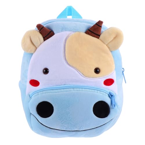 minkissy Tierdesign Junge Mädchen Rucksack Mit Plüschtier Robust Und Langlebig Vorderseite Für Snacks Und Spielzeug Verstellbare Schnalle Für Schultergurt Geeignet Für Schule Einkaufen von minkissy