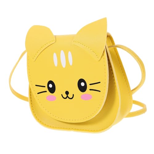 minkissy Katze Handtasche Katzen Tasche Umhängetasche Für Teenager Mädchen Cartoon Design Strapazierfähiges Pu-Material Geräumiger Stauraum Für Handys Schlüssel Lippenstifte Für von minkissy