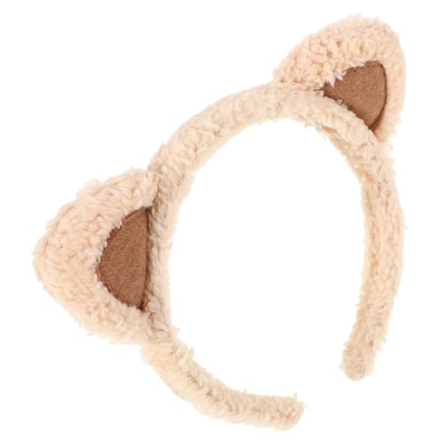 minkissy Katzenhaarreif Plüsch-tier-hautpflege-stirnband Katzenkopfbedeckung Für Frauen Gesichtswaschband Kosmetik Und Yoga-accessoire von minkissy