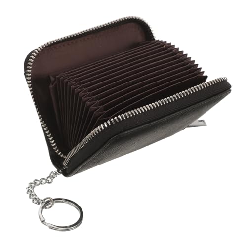 minkissy Kartentasche Mit Reißverschluss Geldbörse Ledergeldbörse Kleiner Kartenhalter Für Damen Tragbare Geldbörse Kleine Für Draußen Kreditkartenhalter Kartenaufbewahrungshalter von minkissy