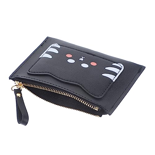 minkissy Pu Geldbörse Mit Reißverschluss Multifunktionale Kartenhalter Für Damen Für Zuhause Arbeit Und Büro Cartoon Design Und Praktisch von minkissy