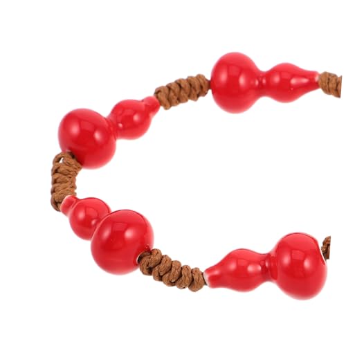 minkissy Keramikperlen Armband Glückshalskette Feng Shui Glückskürbis Handgeflochten Damen Leichtes Wohlstand Schmuck Weihnachten Neujahr Geburtstag von minkissy