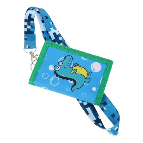 minkissy Kindergeldbörse Aus Segeltuch Cartoon-Design Für Mädchen Und Jungen Mit Abnehmbarem Schlüsselband Mehrere Fächer Für Karten Und Geld Strapazierfähig Für Täglichen Gebrauch von minkissy