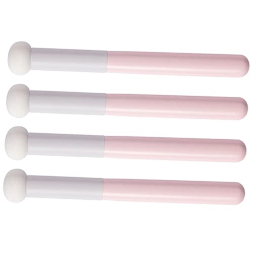 minkissy Kissen-make-up-quaste Für Das Gesicht 4 Stück Lose Mit Griff Weicher Schwamm- Für Frauen von minkissy