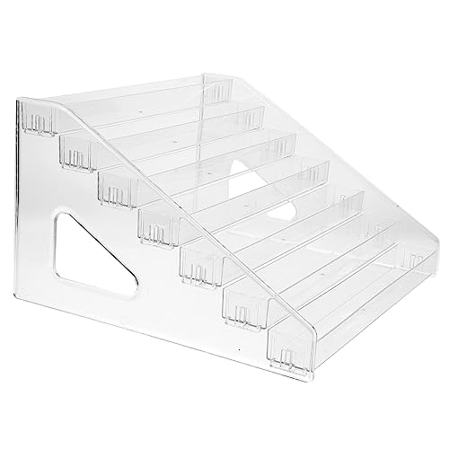minkissy 7-lagiger Acryl-nagellackständer Lippenstift-präsentationsständer Make-up-organizer Für Zuhause Und Geschäft von minkissy