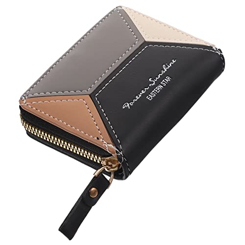 minkissy Stylischer Kartenhalter Damen PU Kartenbehälter RFID Geschützt Kompakt für Kreditkarten Visitenkarten Outdoor Leicht Tragbar von minkissy