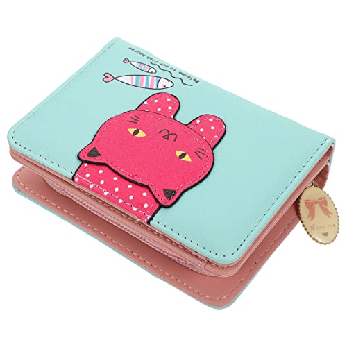 minkissy Münzgeldbörse Aus Hochwertigem Pu-Material Kartentasche Mit Wechselgeldhalter Tragbare Aufbewahrungstasche Für Cartoon-Karten Und Bargeld von minkissy