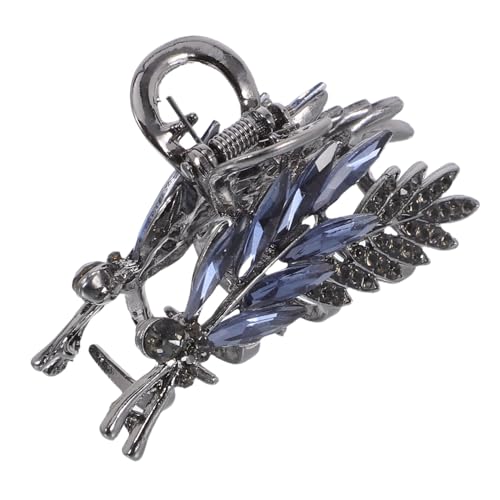 minkissy Kleine Haarklammern In Weizenohrform Für Damen Haarschmuck Mit Kristall Strasssteinen Rutschfeste Metall Haarnadeln Für Hochzeiten Partys Und Den Täglichen Gebrauch von minkissy