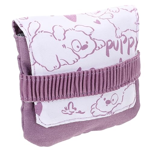 minkissy Kleine Tasche Für Periodenkram Tamponhalter Für Die Handtasche Tampontasche Für Frauen Feminine Produkttasche Tamponhaltertasche Mädchen Wildleder- Student Violett Tante Handtuch von minkissy