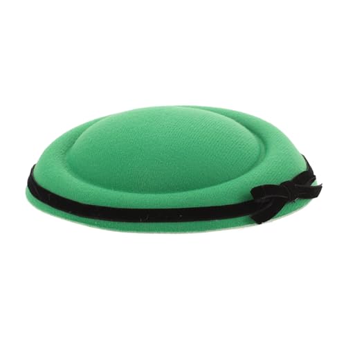 minkissy Kleine Grüne Süße Hutspange Stylische Fascinator-haarspange Dekorative Accessoires Für Mädchen Mini-hutspange Für Party Oder Cosplay-anlässe von minkissy