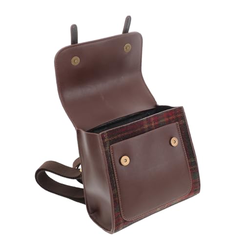 minkissy Kleinkindrucksack Für Mädchen Und Jungen Vorschulrucksack Mit Retro-pu-Design Leicht Und Komfortabel Für Kindergarten Geräumig Und Strapazierfähig Für Schule Und Reisen von minkissy