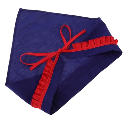 minkissy Koch-stirnband Mit Spitzenbesatz Für Frauen Back-stirnband Als Haarbandana Für Gastronomie Und Kellnerinnen Koch-kopftuch Mit Krawattendesign Haarschal Für Küche Und Backen von minkissy