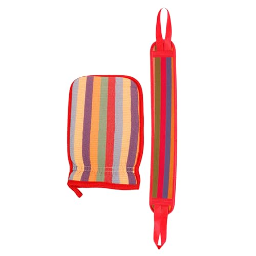 minkissy Duschschrubbtuch Peeling-waschlappen Badeschrubber Körperpeeling-schrubber Rückenschrubber Bad Handtuch Robust Verschleißfest von minkissy