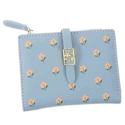 minkissy Kompakte Geldbörse für Damen Dekorative Kleine Geldbörse Süßes Cartoon Design für Frauen Lösung für Karten Münzen Leicht Handlich für Unterwegs von minkissy