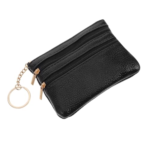 minkissy Kompakte Reißverschluss Geldbörse Für Damen PU Stilvolle Kleine Geldtasche Mit Sicherem Münzfach Für Karten Schlüssel Tragbar Praktisch von minkissy
