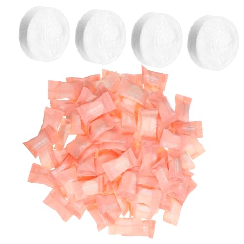 minkissy Komprimierte Handtücher Für Unterwegs 100 Stück Einweg-gesichtstücher Kompakt Tragbar Weiche Baumwolle Für Die Gesichtsreinigung von minkissy