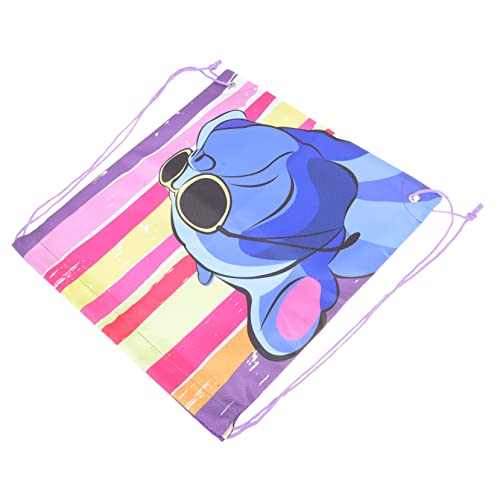 minkissy Kordelzug Rucksack Für Junge Mädchen Schwimmbadtasche Aus Polyester Praktischer Reisetasche Für Schuhe Und Handtücher Kleine Kleidertasche Für Alltag Und Wandern von minkissy