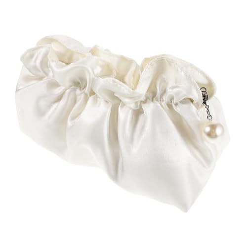 minkissy Kosmetiktasche Für Damen Reise-Make-up-Organizer Mit Großem Fassungsvermögen Tragbar Für Hautpflege Und Toilettenartikel Wolkenförmige Plisseeform Geräumig Für Täglichen von minkissy