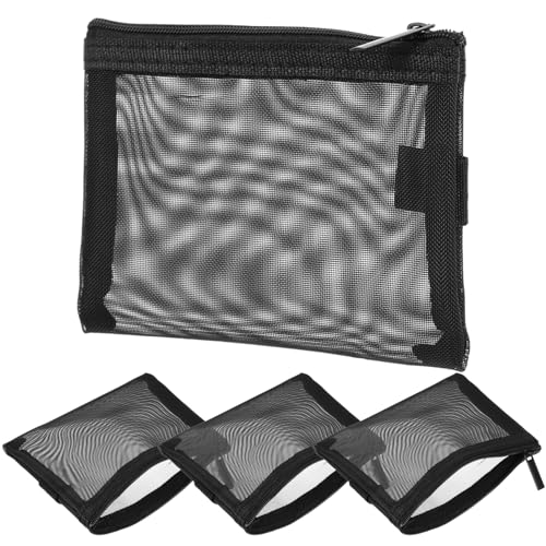 minkissy 4stücke Teiliges Von Transparenten Kosmetiktaschen Praktische Reise-kulturtaschen Für Damen Und Herren Für Make-up Toilettenartikel Und Mehr Klein Und Tragbar von minkissy