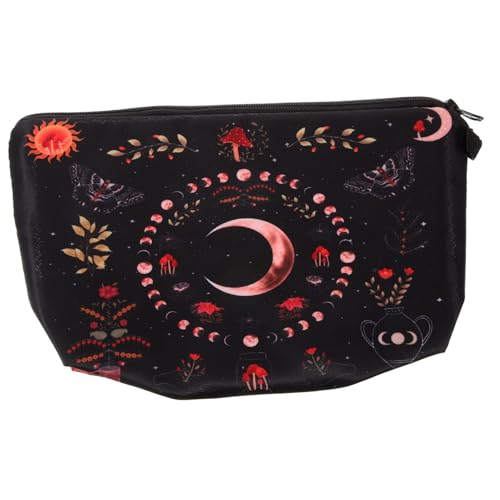 minkissy Moon Phase Flower Kosmetiktasche Tragbarer Make-up Organizer Mit Reißverschluss Für Reisen Multifunktionale Toilettentasche Für Damen Stilvolles Blumenmuster Und Sicheres Design minkissy Moon Phase Flower Kosmetiktasche Tragbarer Make-up Organizer Mit Reißverschluss Für Reisen Multifunktionale Toilettentasche Für Damen Stilvolles Blumenmuster Und Sicheres Design von minkissy