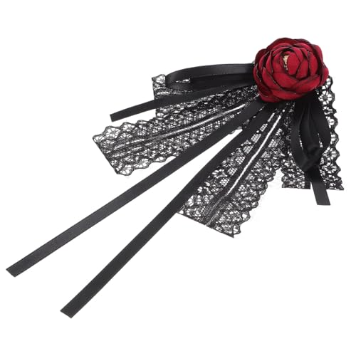 minkissy Krawatte Brosche Mit Schleife Fliege Für Frauen Einheitliche Anstecknadel Große Anstecknadel Mit Schleife Broschen Und Anstecker Für Damen Kleidungsbrosche Spitze von minkissy