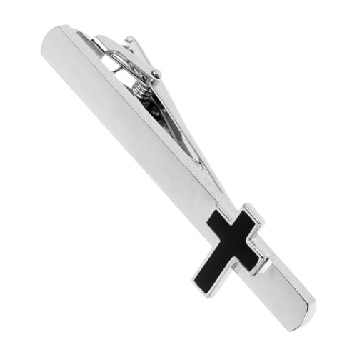minkissy Krawattenklammer aus Kupfer mit Kreuzmotiv für Herren Stilvoller Leichter Tie Clip zur Sicheren Befestigung der Krawatte bei Business Hochzeit und Formellen Anlässen von minkissy