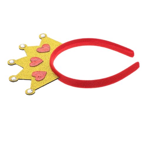 minkissy Herzform Stirnband Für Valentinstag Hochzeit Party Kopfbedeckung Haarband Für Frauen Mädchen Brautschmuck Haar Accessoire Aus Kunststoff Und Filz Leichte Komfort Langlebige von minkissy