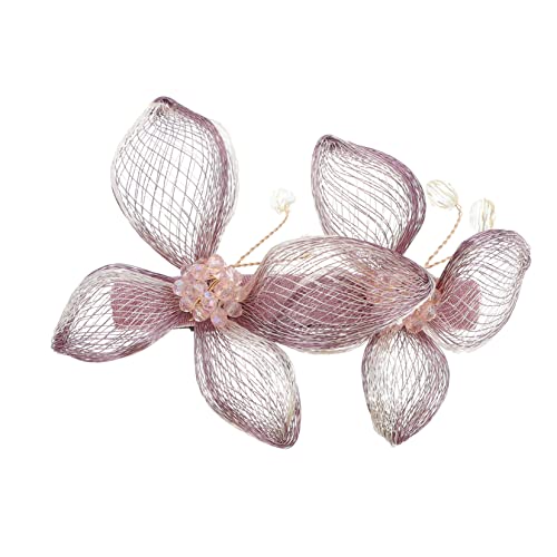 minkissy Schmetterlings-haarspangen Kristall-schmetterlingsklammern Frühlings-haarspangen Für Frauen Mädchen Braut von minkissy