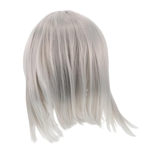 minkissy Kurze Bob Perücke Für Damen Synthetische Frisur Für Kostümpartys Cosplay Und Feiertage Bequeme Weiche Und Langlebige Fake-haar-wig Trendigem Design von minkissy