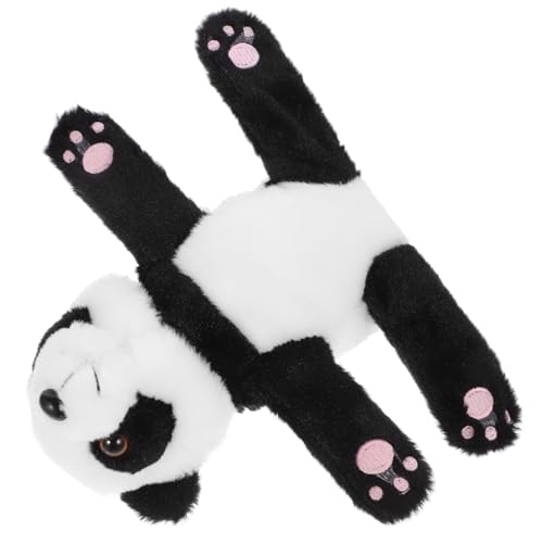 minkissy Kuscheliges Plüsch Knickarmband Panda Weiches Party Accessoire für Niedlicher Cartoon Snap Armband Bequem und Sicher für Kindergeburtstag und Spielspaß von minkissy