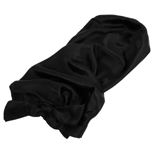 minkissy Nachtschlafmütze Für Frauen Satinhaube Mit Langen Locken Dusche Und Bad Geeignet Schützt Langes Haar Verhindert Frizz Bei Schlafen von minkissy