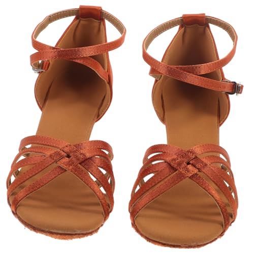 minkissy Lateinische Tanzschuhe Damen Satin High Heels Knöchelriemen Goldene Absatzschuhe für und Lateintanz Geeignet minkissy Lateinische Tanzschuhe Damen Satin High Heels Knöchelriemen Goldene Absatzschuhe für und Lateintanz Geeignet von minkissy