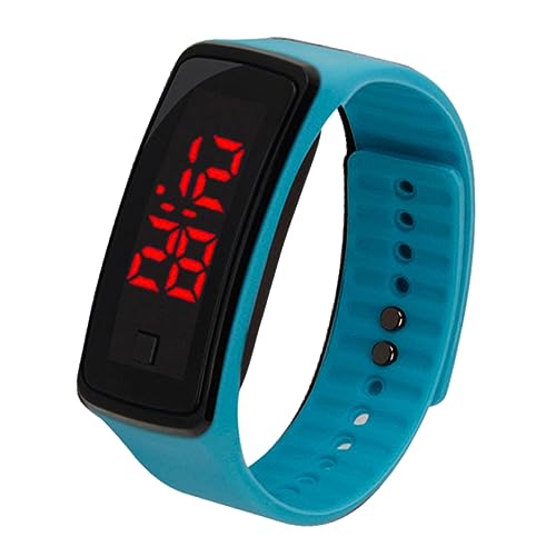 minkissy Led Junge Mädchen Outdoor Armbanduhr Mit Silikonband Digitaluhr Mit Energiesparmodus Zeitanzeige Und Datumsanzeige Unisex-Design Mit Klarem Led-Display minkissy Led Junge Mädchen Outdoor Armbanduhr Mit Silikonband Digitaluhr Mit Energiesparmodus Zeitanzeige Und Datumsanzeige Unisex-Design Mit Klarem Led-Display von minkissy