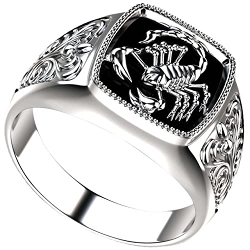 minkissy Legierung Ästhetischer und Stilvoller Fingerring für und Frauen Perfektes für Geburtstag Weihnachten Vatertag und Valentinstag von minkissy