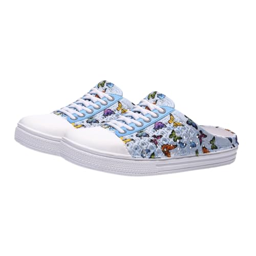 minkissy Leichte Atmungsaktive Sommer Sandalen mit Perforierter Oberfläche rutschfeste Strand Slipper Casual Slipper für Damen und Herren Blau für Strand Reise und Alltag von minkissy