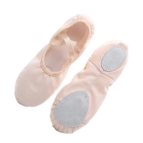 minkissy Leichte Ballettschuhe mit Elastischem rutschfeste Tanzschläppchen für Erwachsene Weiche Sohle für Yoga Ballett Moderne und Gesellschaftstänze von minkissy
