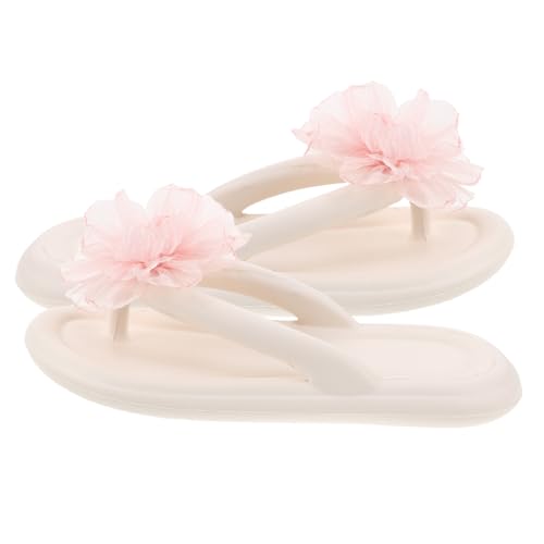 minkissy Leichte Damen Zehentrenner Sandalen mit Transparentem Blumenmuster Rutschfeste Flache Sommerschuhe Schnell Trocknend für Strand Pool und Freizeit minkissy Leichte Damen Zehentrenner Sandalen mit Transparentem Blumenmuster Rutschfeste Flache Sommerschuhe Schnell Trocknend für Strand Pool und Freizeit von minkissy