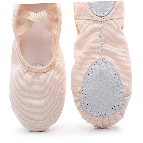 minkissy Leichte Elastische Tanzschuhe Schnürsenkel mit Rutschfester Sohle Flexibel und für Yoga Ballett Jazz Geeignet für Erwachsene Rosa von minkissy
