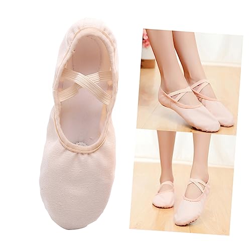 minkissy Leichte Tanzschuhe mit Elastischem rutschfeste Yoga und Ballettschläppchen für Damen und Weiche Sohle für Yoga Ballett Modernen Tanz und von minkissy