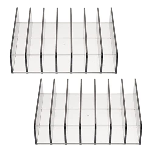 minkissy Transparenter Augenmakeup Organizer Mit Fächern Lidschatten Palette Aufbewahrung Und Kosmetik Organizer Für Schminktische Und Badezimmer von minkissy