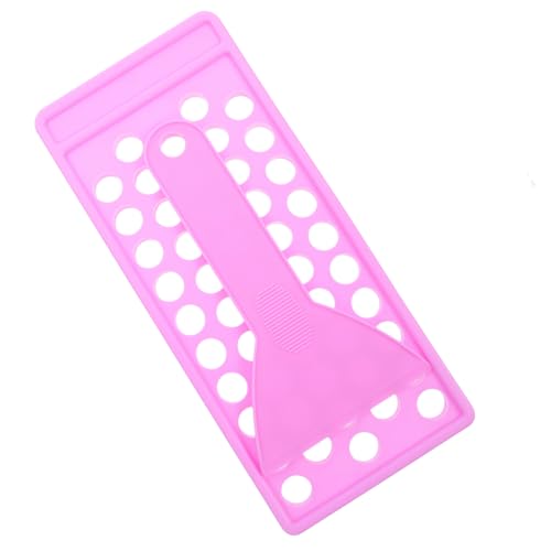 minkissy Lip Balm Lippenpflege füllset aus Langlebigem PP mit Spatel und Tray Handgemachtes Lippenbalsam Werkzeug für DIY Lippenstift Herstellung Tragbar und Leicht von minkissy