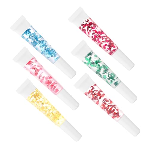 minkissy Lipgloss-set Für Damen – 6er-pack Feuchtigkeitsspendendes Lippenöl Tragbare Lippenöle Für Frauen Zarter Und Feuchtigkeitsspendender Lipgloss von minkissy