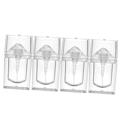 minkissy Lipgloss-tuben 4 Stück Flaschen Reisegröße Leere Lipgloss-behälter Kunststoff Polypropylen Für Frauen von minkissy