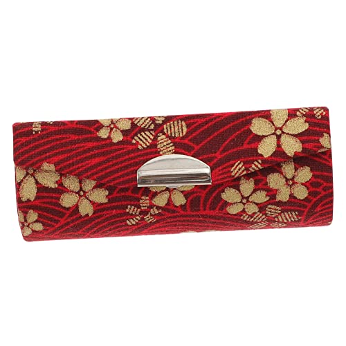 minkissy Lippenstift-Box Make-up-Reisetasche Lippenstiftbeutel Für Die Handtasche Lippenstifthalter Und Organizer Vintage Lippenstifthalter Schminkkasten Japanisch Stoff Lipgloss Mädchen von minkissy