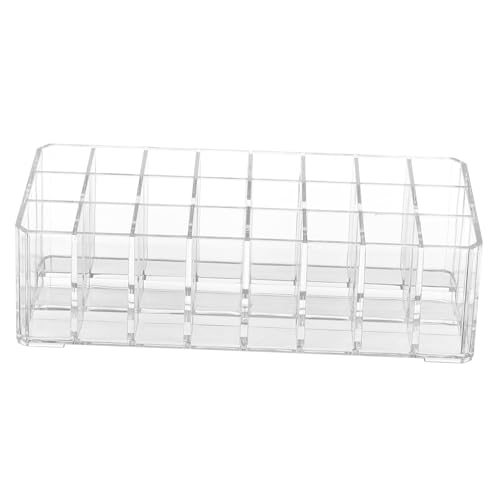 minkissy Lippenstift Organizer Box Acryl Make-up Pinsel Halter Aufbewahrungsbox Ständer Für Lippenstifthalter von minkissy
