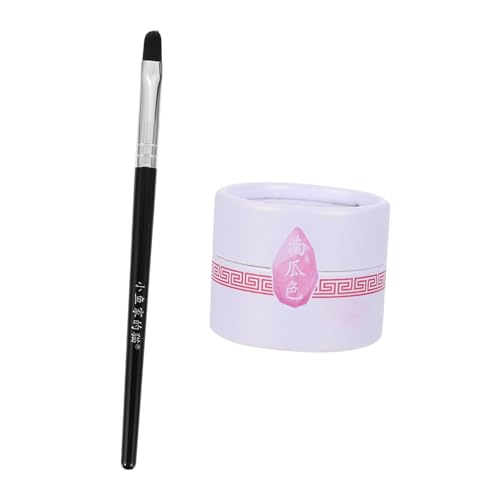 minkissy Lippenstift erröten Lidschatten UV funkeln Gesicht Grundierung lippenmaske lippenstifthülsen geburtstagsgeschenk - Lidschatten eyeshadow gesundes Rouge tragbares Rouge Keramik von minkissy