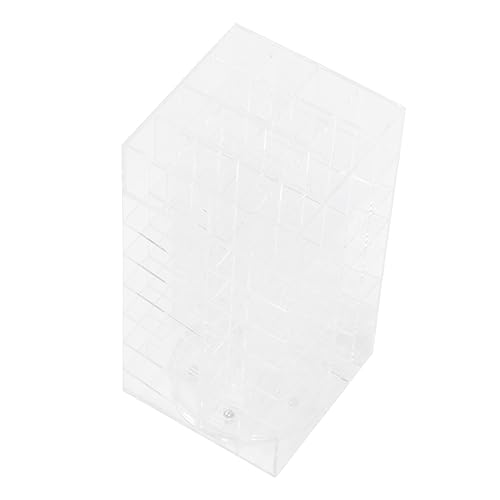 minkissy Lippenstift Organizer 64-loch Acryl Drehständer Für Schminktisch Praktischer Lippenstifthalter Für Frauen Mit Drehbarer Basis Und Elegantem Design von minkissy