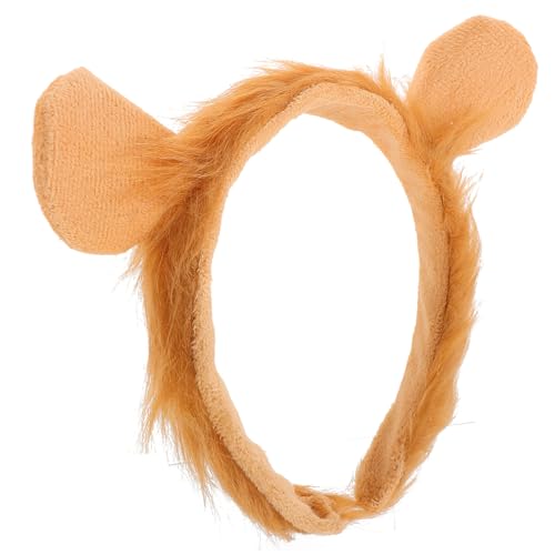 minkissy Löwen Ohr-haarreif Für Erwachsene Und Jugendliche Weiches Gemütliches Kostümzubehör Für Halloween Und Festlichkeiten Für Partys Und Cosplay Events Realistische Verarbeitung Mit Plü von minkissy