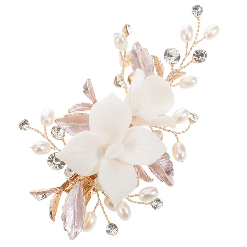 minkissy Blumendesign Haarspange Aus Keramik Für Formelle Anlässe Und Hochzeiten Sicherer Halt Mit Spitze Dekoratives Haaraccessoire Für Brautjungfern Und Fotoshootings minkissy Blumendesign Haarspange Aus Keramik Für Formelle Anlässe Und Hochzeiten Sicherer Halt Mit Spitze Dekoratives Haaraccessoire Für Brautjungfern Und Fotoshootings von minkissy